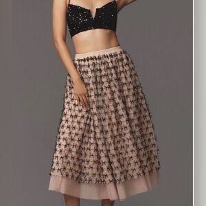 Maeve All-Over Bow Tulle Full Skirt, S